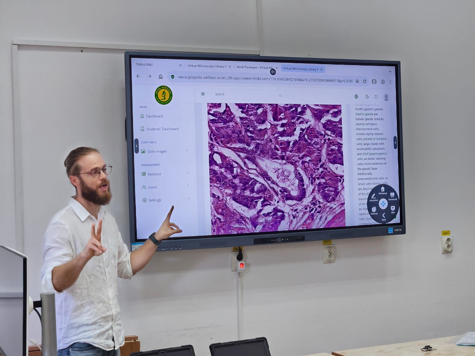 Histology Department of Grigore T. Popa University of Medicine and Pharmacy hosted a successful training session in VM3.0 project